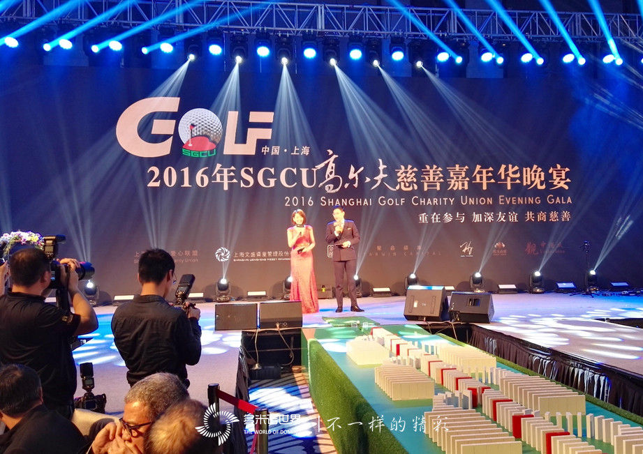 上海高尔夫爱心联盟-多米诺骨牌播撒爱的种子
