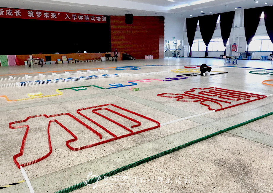 富士康学历教育新生入学多米诺体验培训圆满结课