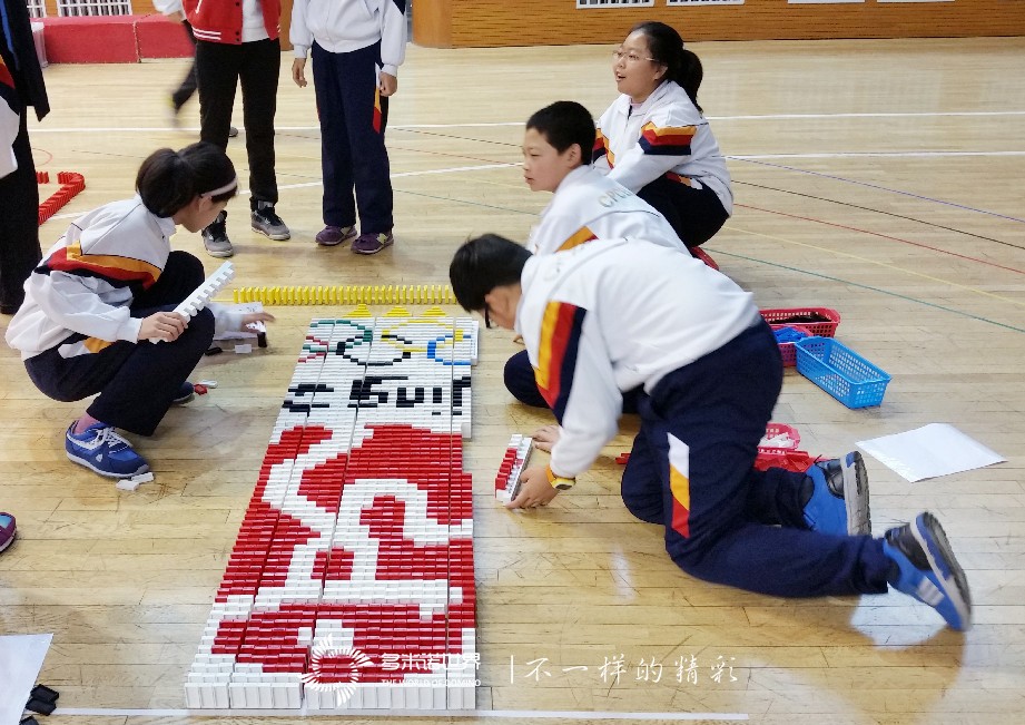 “2015昌平区庆冬奥青少年多米诺展演”成功举行