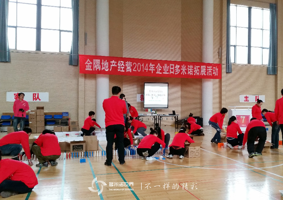 金隅地产2014年企业日多米诺拓展活动