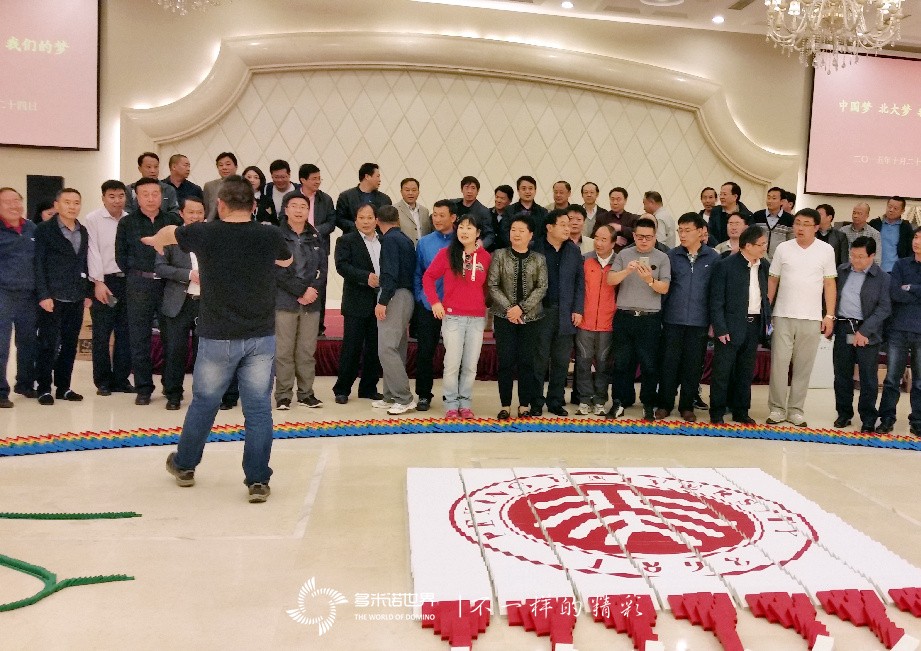 同摆多米诺，祝“中国梦”文化经济研讨圆满结束