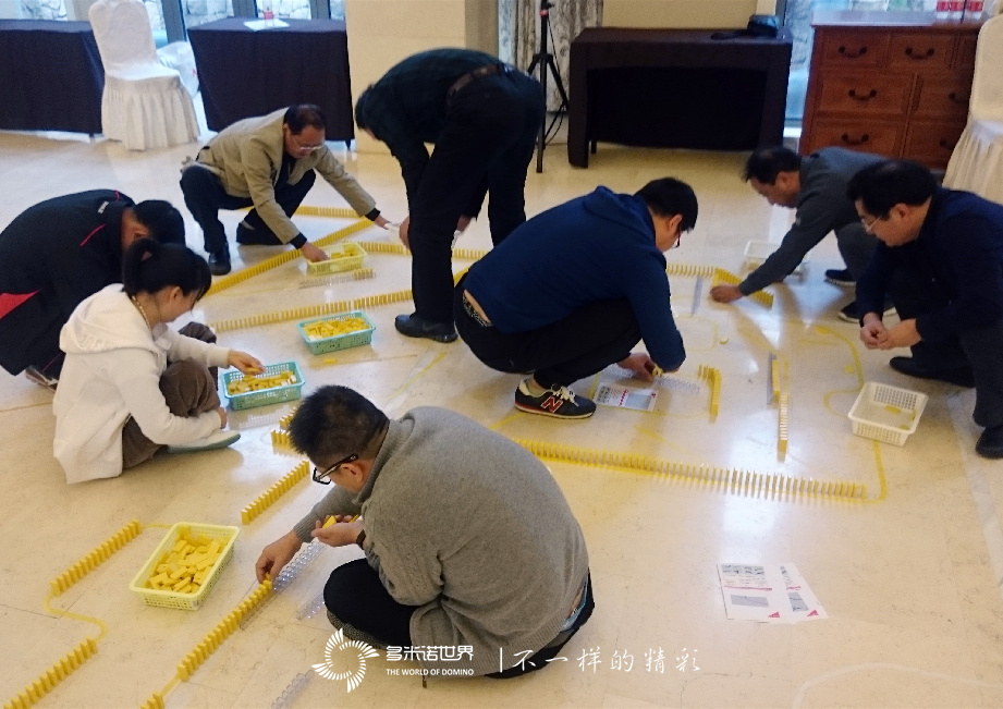 同摆多米诺，祝“中国梦”文化经济研讨圆满结束